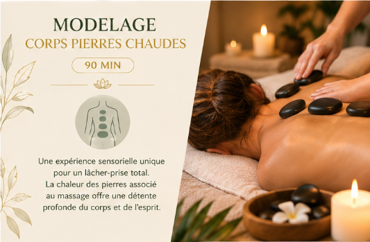 Modelage du corps aux pierres chaudes