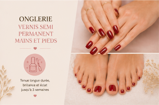 Onglerie - Vernis semi-permanent - Forfait